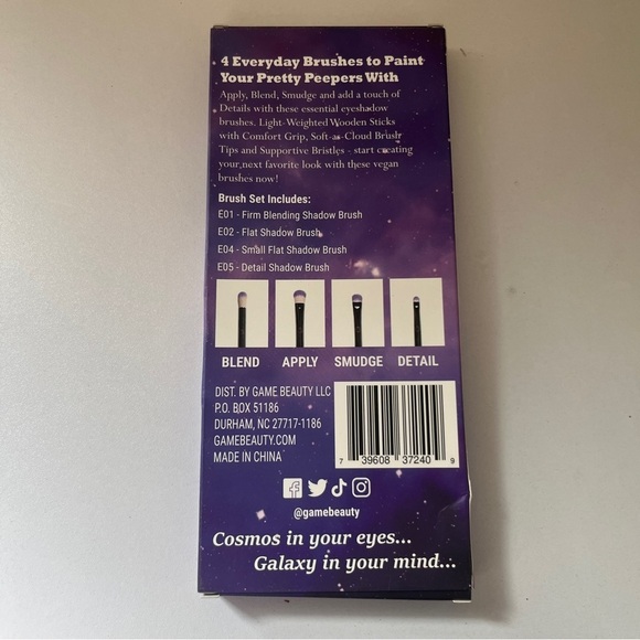 Game Beauty Eyes on Me Makeup Brushes NEW - Picture 2 of 2